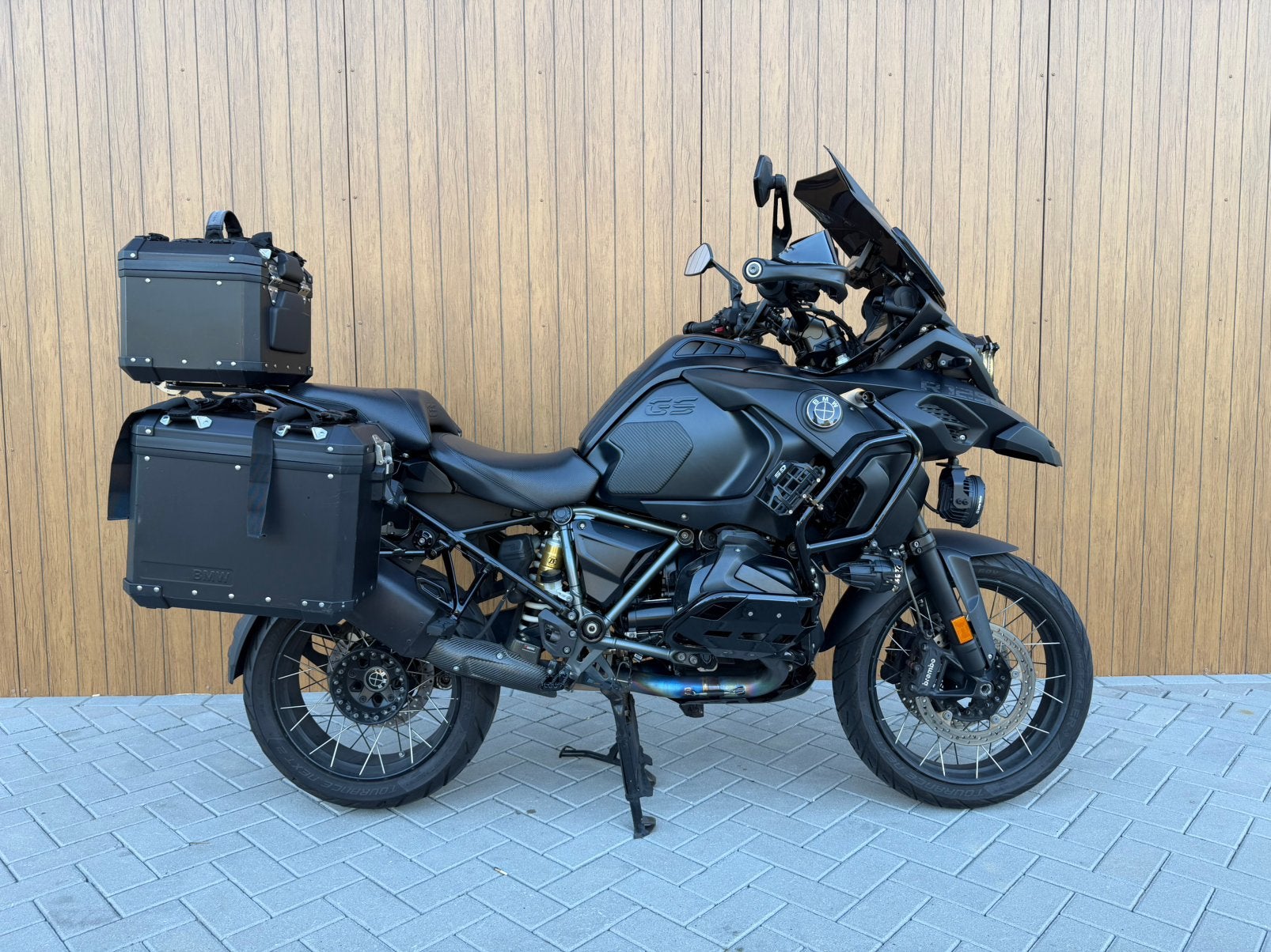 BMW R 1250 GS Adventure Triple Black 2022 CUSTOM GSA 1/1, 2 cilinders, Occasion, 1254 cc, Motorrijbewijs A