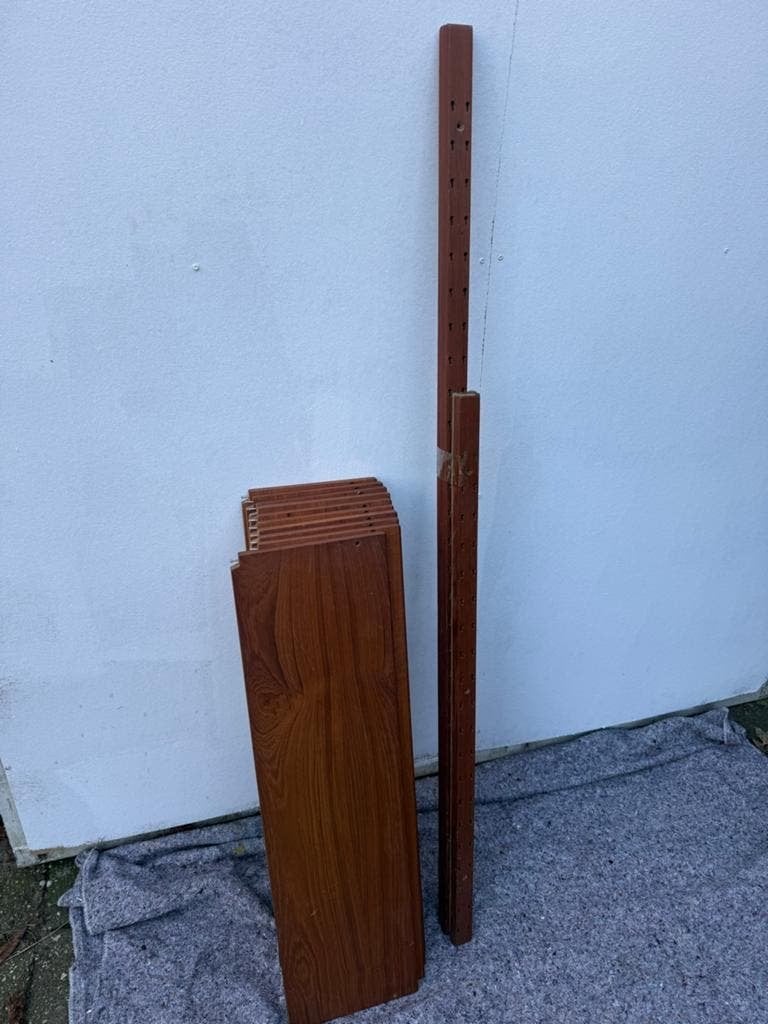 Teak Wandsysteem Onderdelen Sven Ellekaer Hansen Jaren 60, Ophalen of Verzenden