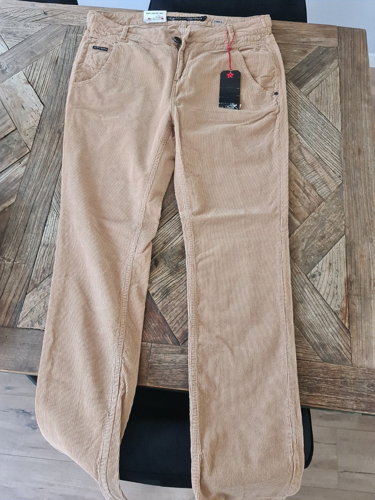 Dept Libra heren Corduroy Broek - Maat 32, Kleding | Dames, Broeken en Pantalons, Beige, Maat 42/44 (L), Nieuw, Ophalen of Verzenden