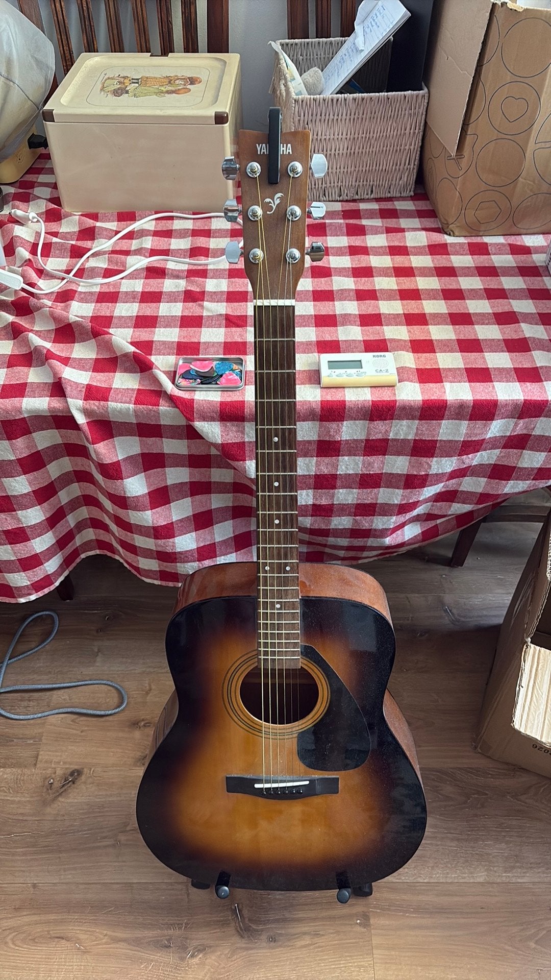 Guitar starter kit, Muziek en Instrumenten, Snaarinstrumenten | Gitaren | Akoestisch, Ophalen, Zo goed als nieuw, Klassieke of Spaanse gitaar
