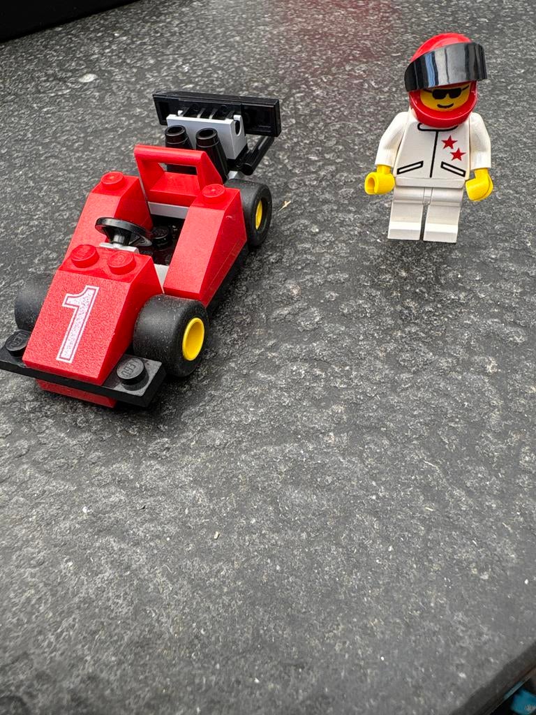 Lego City Raceauto met coureur 2535, City, Lego, Ophalen of Verzenden, Zo goed als nieuw