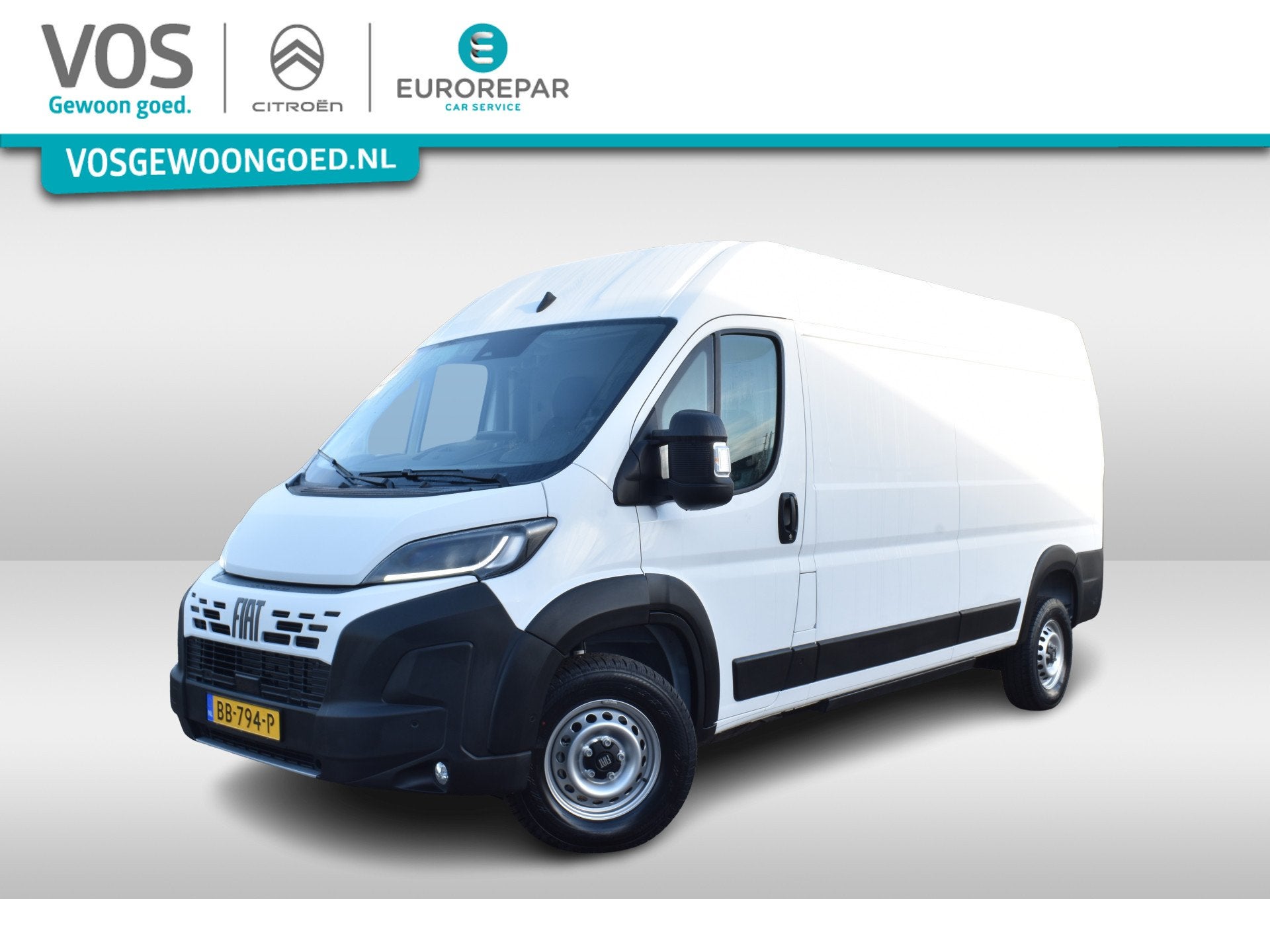 Fiat E-Ducato 4.25t L3H2 Heavy 110 kWh | navigatie | Tachogr, Auto's, Dealer onderhouden, Stof, Gebruikt, Zwart