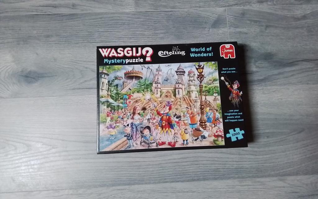 Wasgij Efteling Mystery Puzzel 1000 Stukjes, Hobby en Vrije tijd, Denksport en Puzzels, Ophalen, 500 t/m 1500 stukjes, Gebruikt