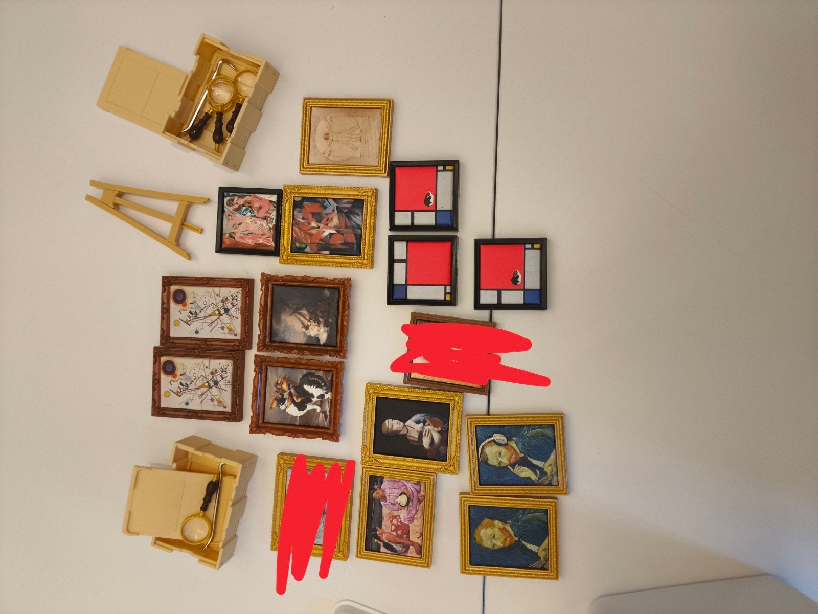 Miniatuur Kunstcollectie: Van Gogh & Meer (Zeldzaam!), Antiek en Kunst, Kunst | Overige Kunst, Ophalen of Verzenden