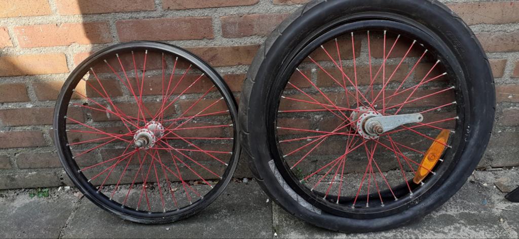 Fietswiel set 20 inch, Fietsen en Brommers, Fietsonderdelen, Ophalen of Verzenden