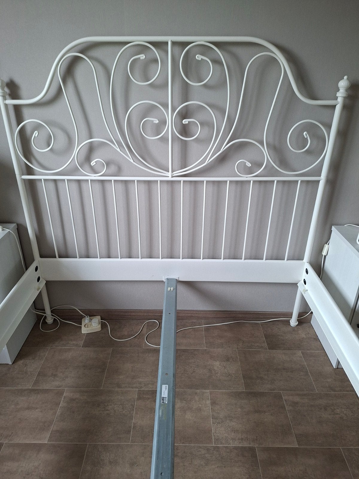 IKEA Leirvik tweepersoonsbed 160x200 met lattenbodems, Huis en Inrichting, Slaapkamer | Bedden, Ophalen of Verzenden