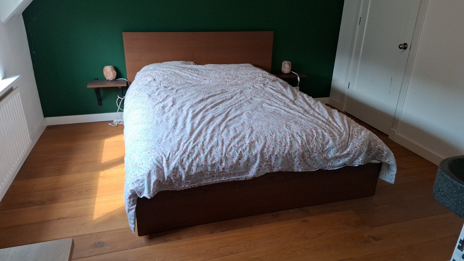 Ikea malm bed  (160 x 200) met bijpassend dressoir, Ophalen, Gebruikt, Tweepersoons