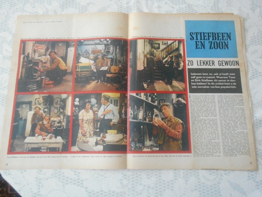 Stiefbeen en Zoon. Zo lekker gewoon. 1964, Verzamelen, Ophalen of Verzenden, Gebruikt, Tv, Overige typen