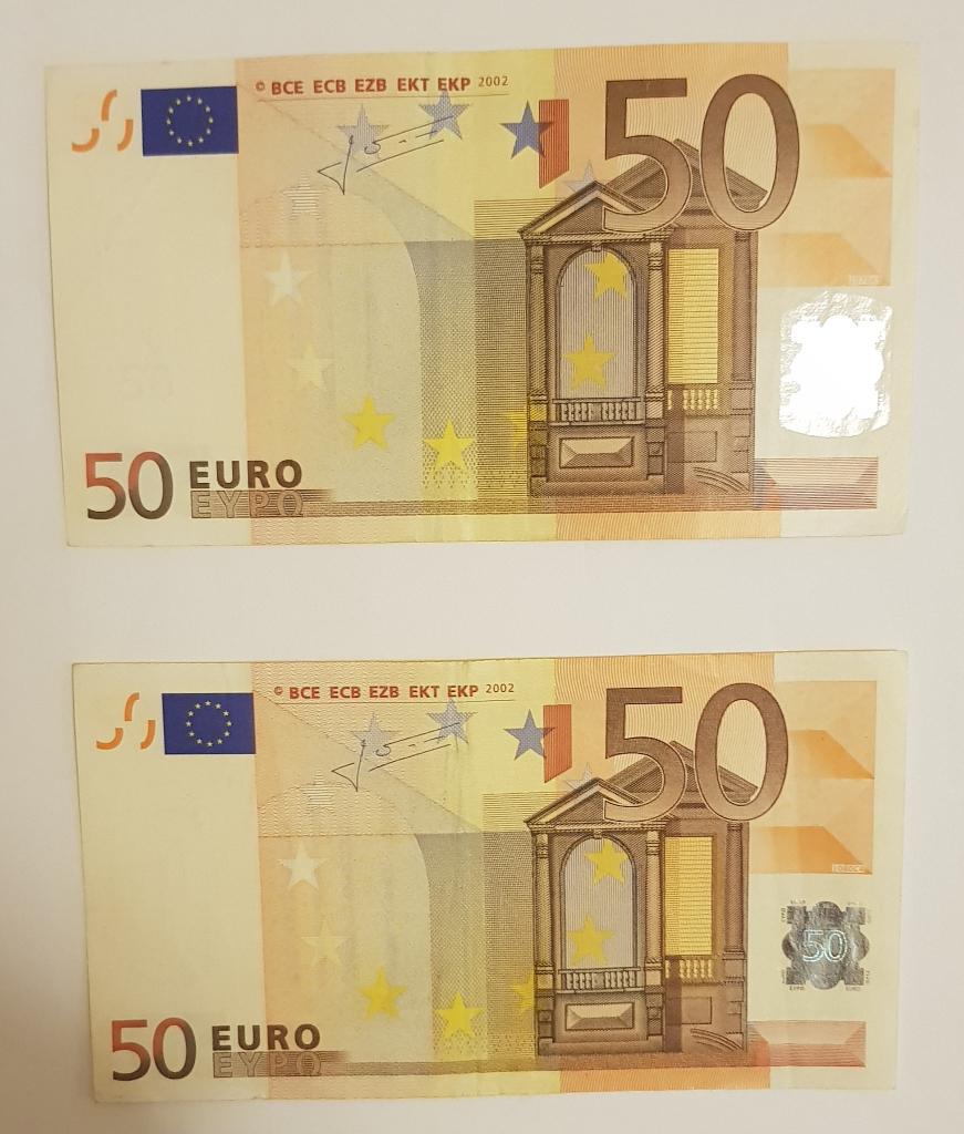 Euro 50 J.C.Trichet 2002 S serie Italie, Ophalen of Verzenden, Overige landen, 50 euro, Setje