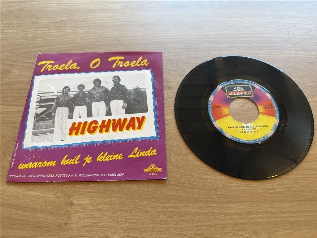 Highway - Troela o Troela, Cd's en Dvd's, Ophalen of Verzenden, Zo goed als nieuw, Nederlandstalig