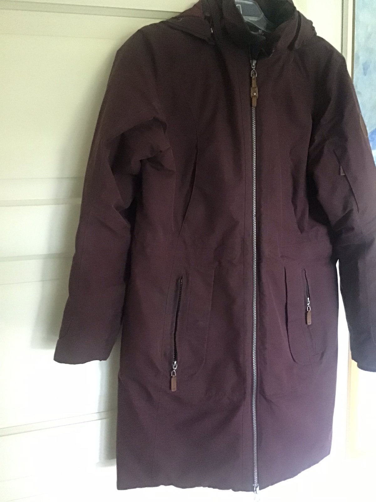 Human Nature bordeaux jas parka, Ophalen of Verzenden, Gedragen, Maat 42/44 (L), Rood