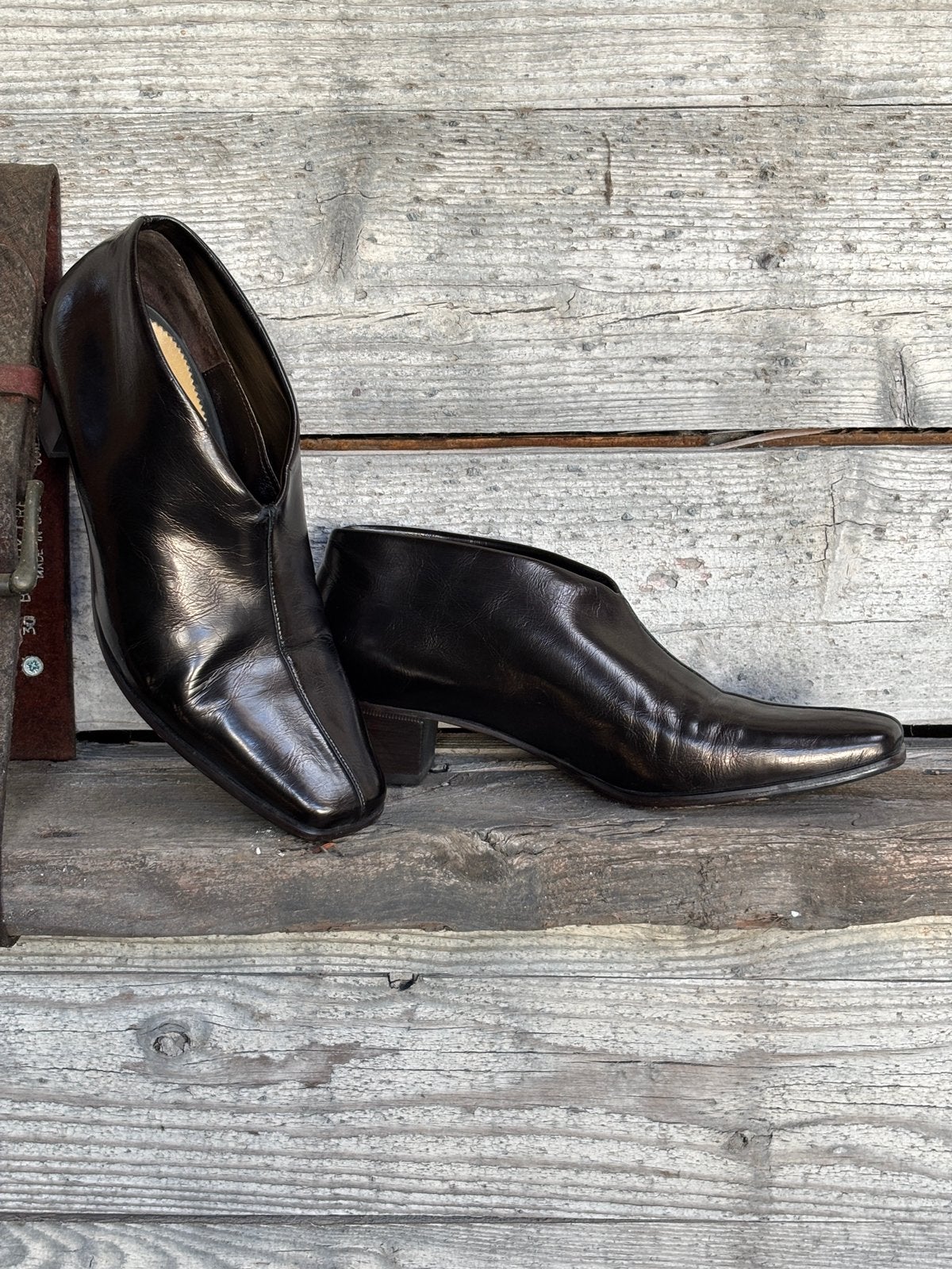 Peron Dual Italiaanse Schoenen, Bronze Metallic mt 38 1/2., Kleding | Dames, Ophalen of Verzenden, Zo goed als nieuw, Overige kleuren