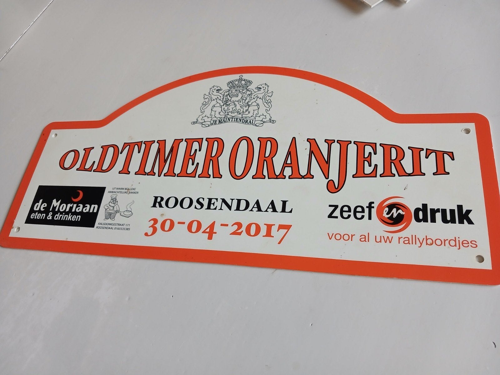 Oldtimer platen, Ophalen of Verzenden, Reclamebord