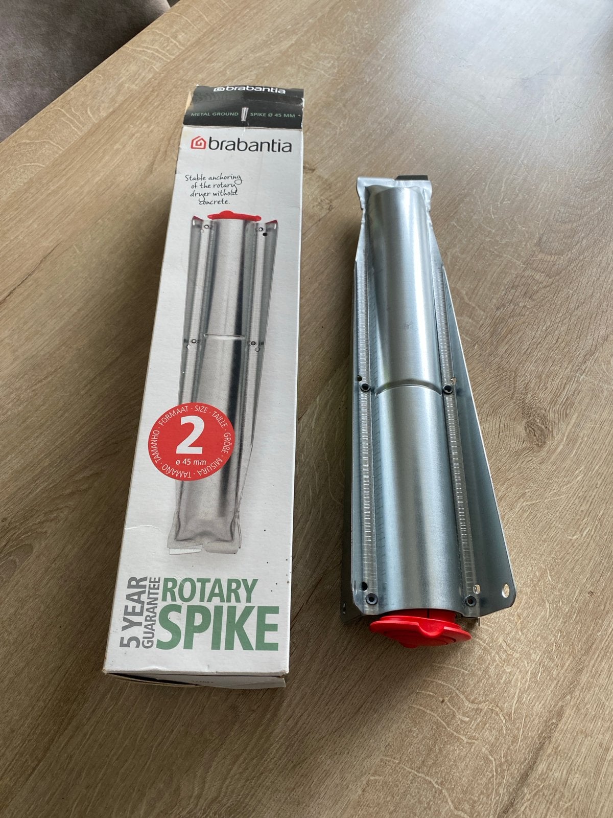 Brabantia Rotary Spike 45 mm - Grondanker voor droogmolen, Tuin en Terras, Ophalen, Nieuw