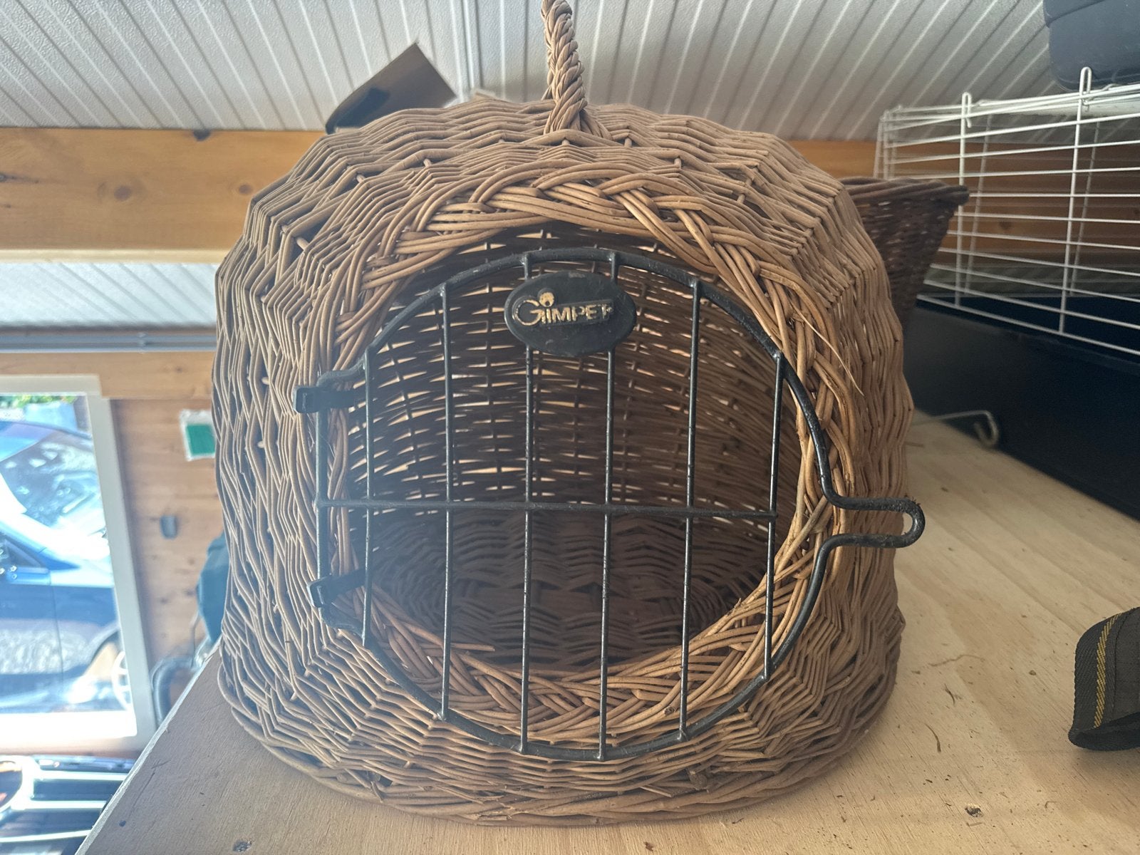 Mooie ouderwetse kattenbench, Ophalen of Verzenden, Gebruikt