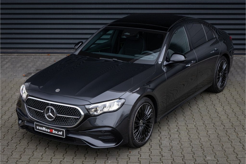 Mercedes-Benz E-Klasse 220d 4 Matic AMG Line Nightpakket - P, Automaat, Gebruikt, Zwart, Origineel Nederlands