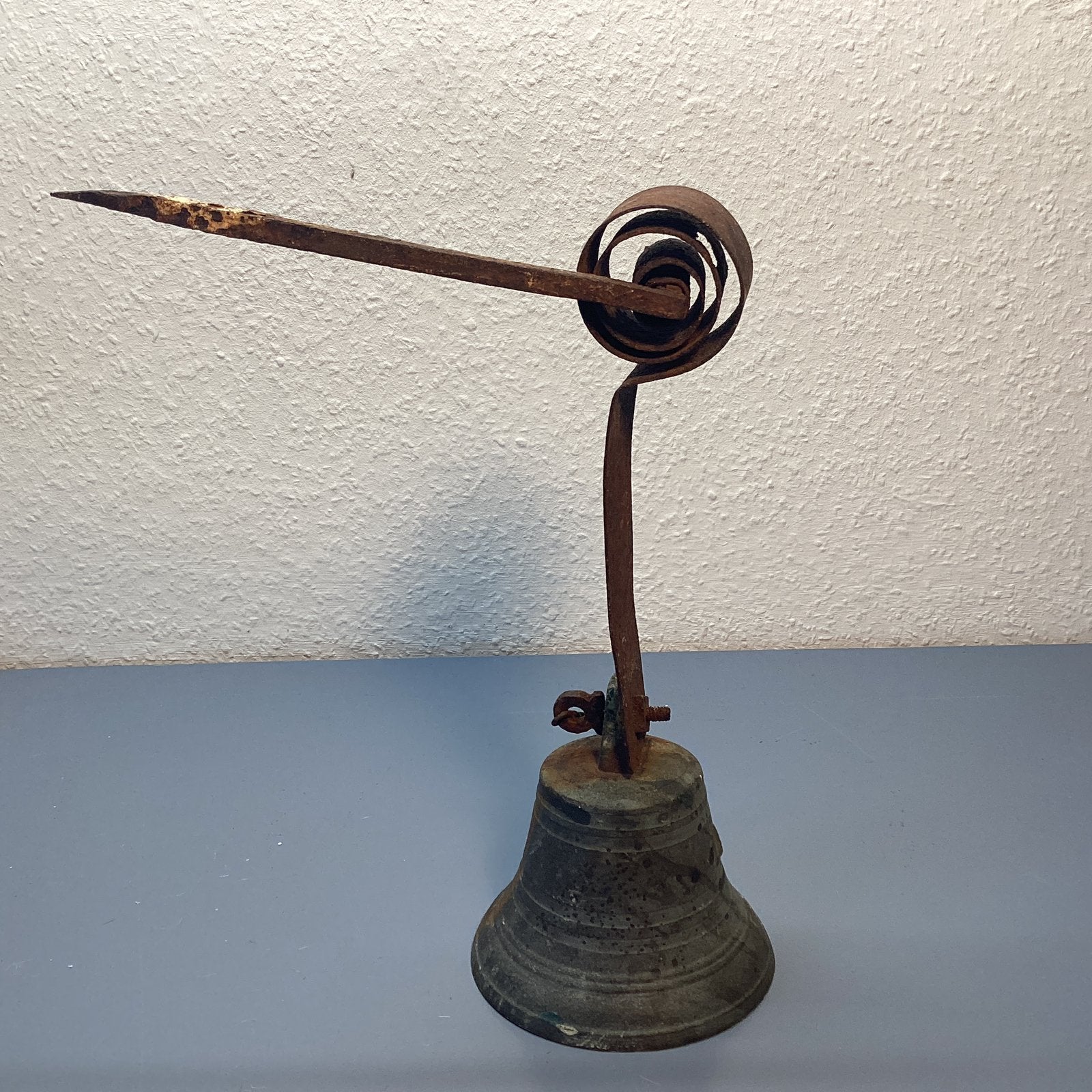 Antieke koperen trekbel., Antiek en Kunst, Antiek | Koper en Brons, Ophalen, Koper
