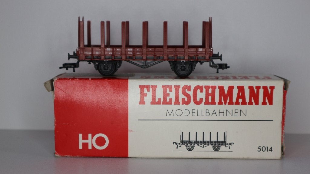 Rongenwagen DB Fleischmann 5014, Gebruikt, Gelijkstroom, Fleischmann, Wagon