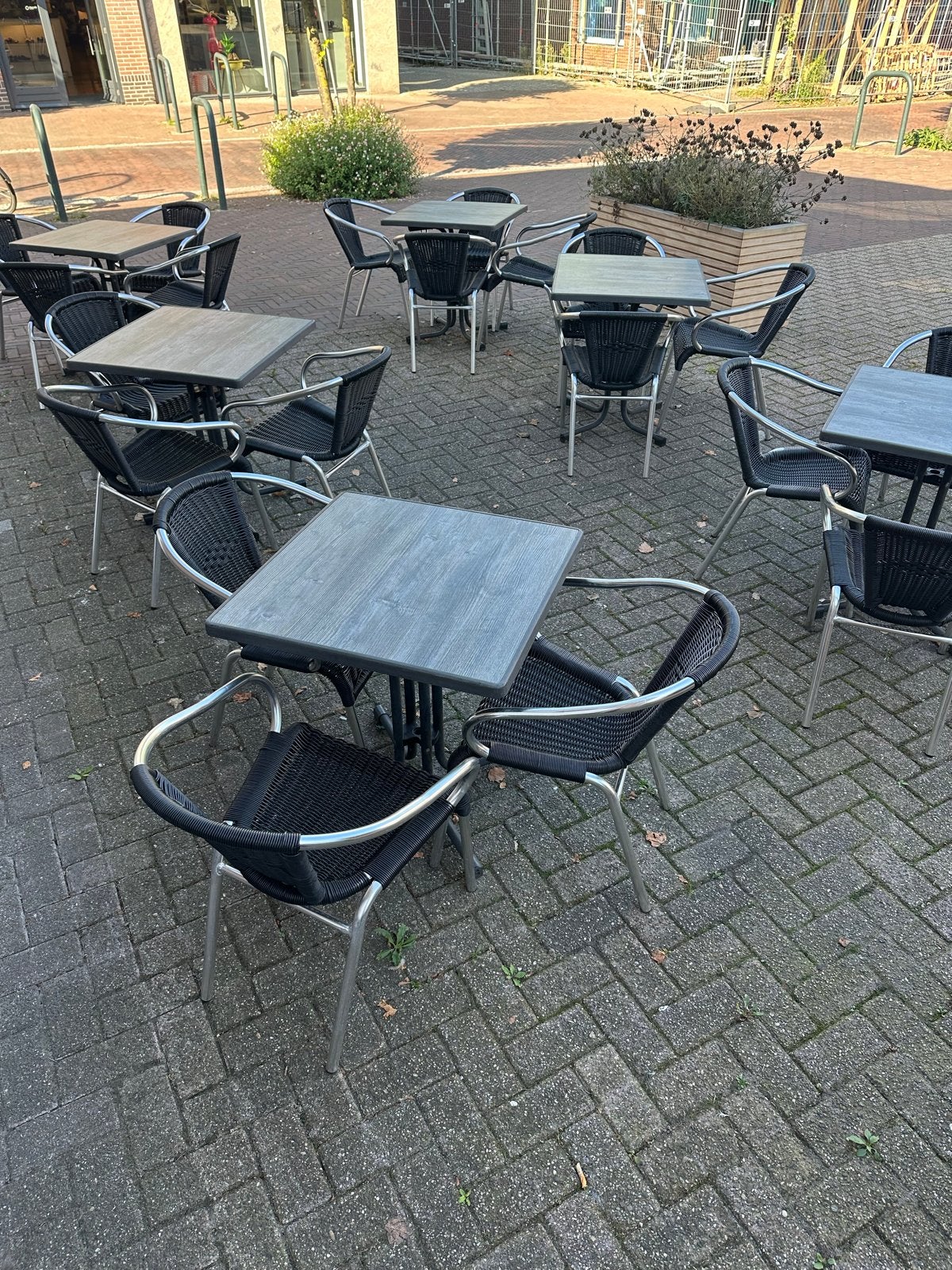 Terras tafels en stoelen, Ophalen, Gebruikt