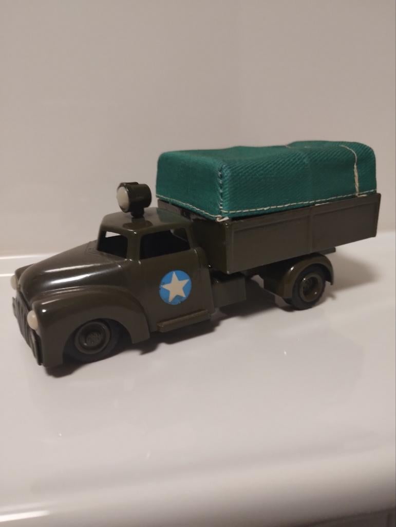 Tekno Denmark No. 951 Army Covered Wagon Military Truck, Hobby en Vrije tijd, Modelauto's | 1:43, Gebruikt, Bus of Vrachtwagen