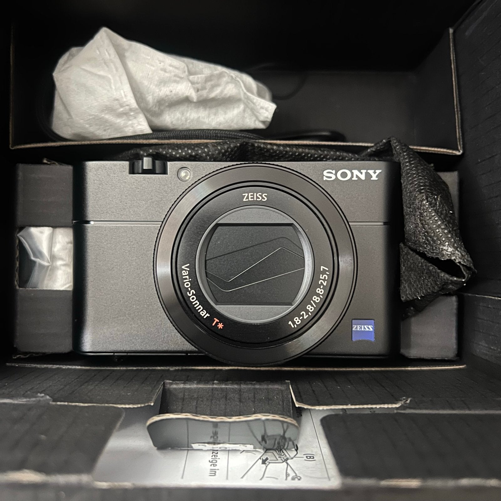 Sony RX100 VA (5A) - Maar 1 keer gebruikt, Audio, Tv en Foto, Ophalen of Verzenden, Zo goed als nieuw, Compactcamera, Screenprotector