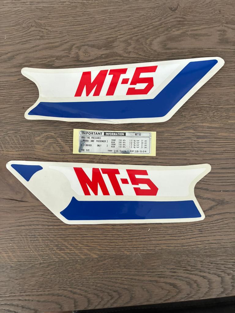 Stickers Honda MT zijkappen en kettingkast, Ophalen of Verzenden, Nieuw, Overige merken