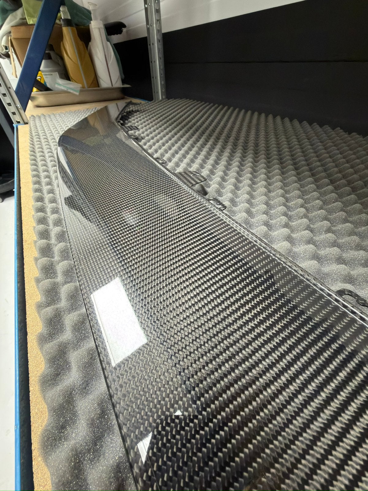 Audi RS6 C8 Carbon frontlip in PPF, Ophalen of Verzenden, Nieuw, Audi, Bumper