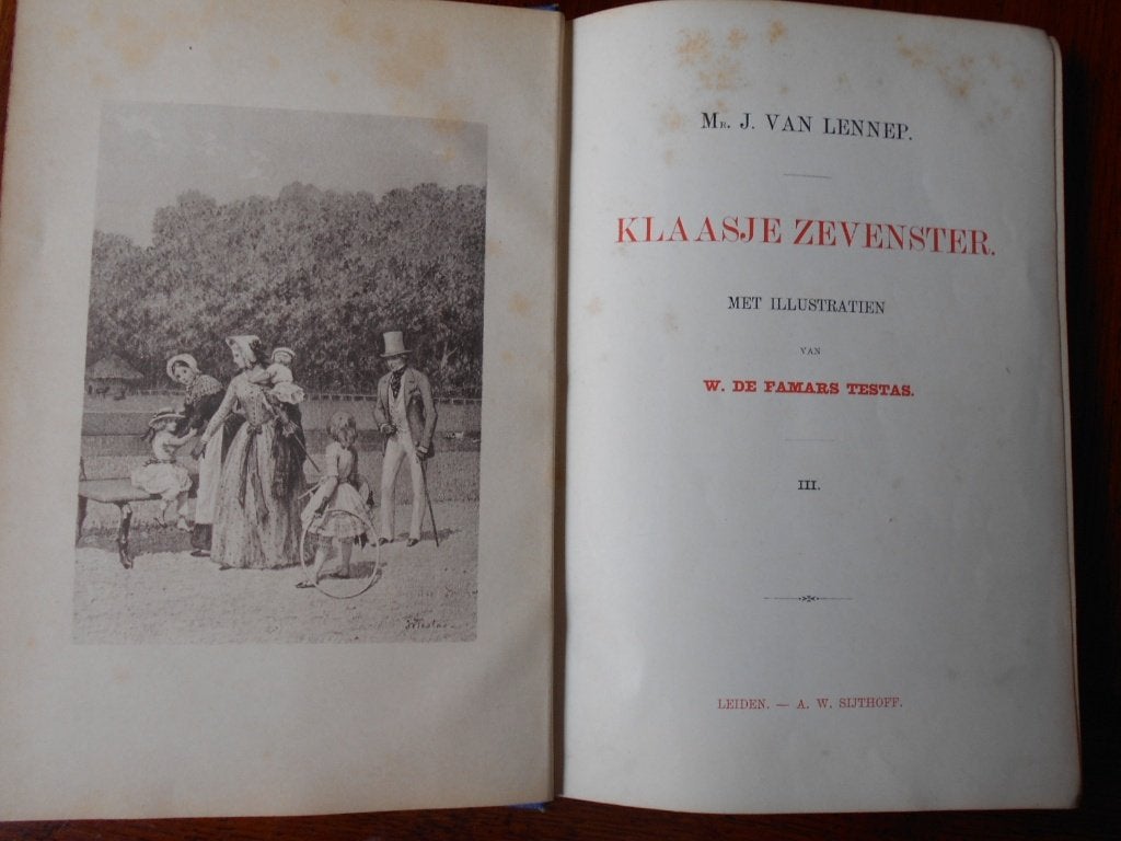 1880 Van Lennep KLAASJE ZEVENSTER III (LBi1-7), Antiek en Kunst, Ophalen