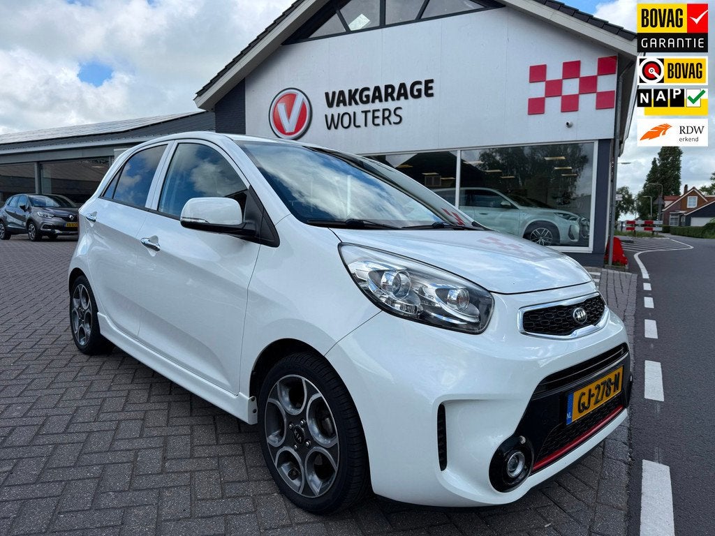Kia Picanto 1.2 CVVT SportsLine RIJKLAARPRIJS!, Voorwielaandrijving, Euro 5, Stof, Gebruikt