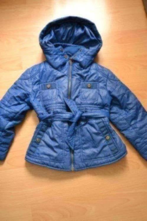 Blauwe jas 116, Kinderen en Baby's, Ophalen of Verzenden, Meisje, Jas