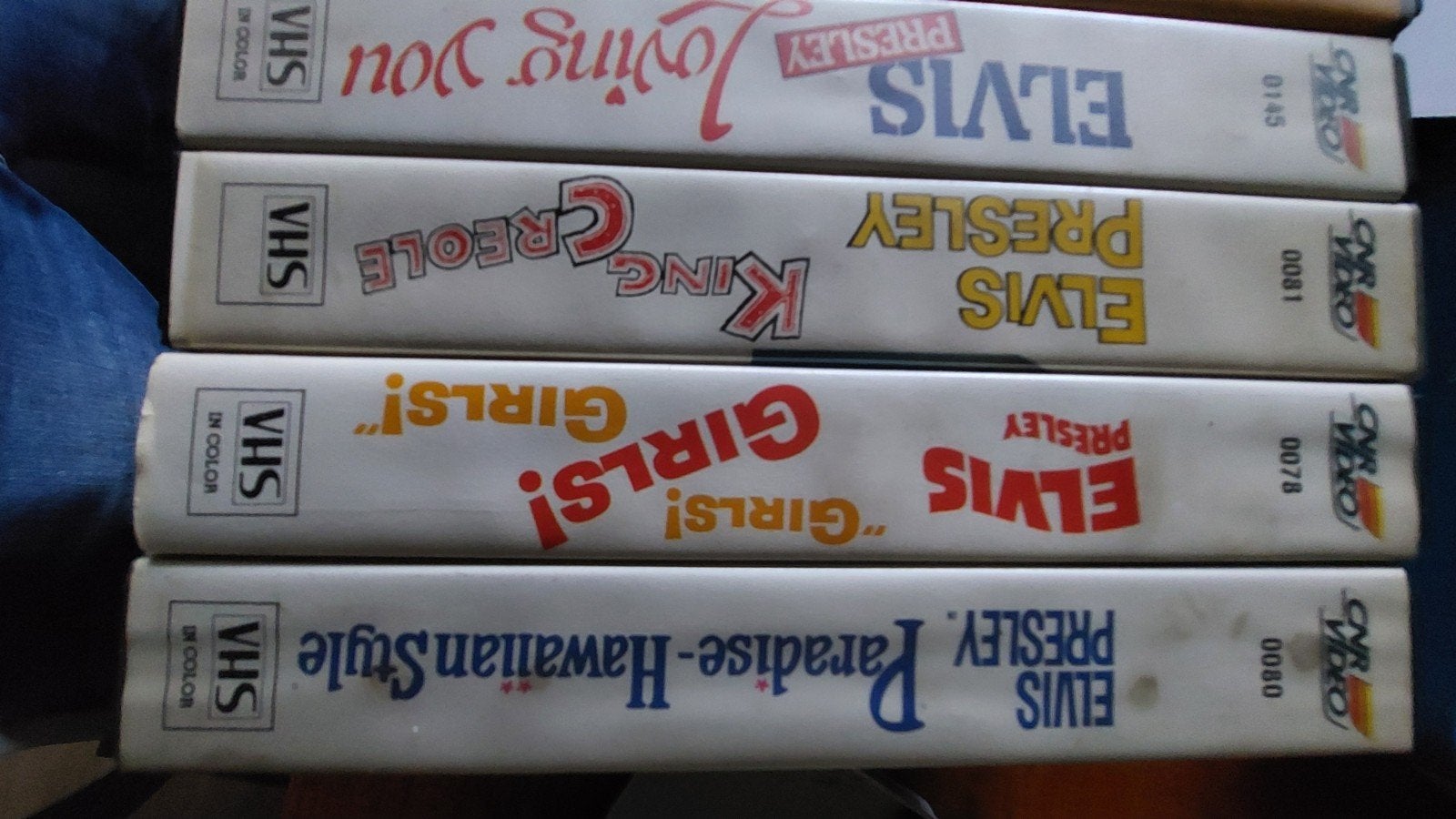 7 Elvis Presley VHS videobanden - Collectors item voor fans, Muziek, Alle leeftijden, Ophalen of Verzenden, VHS