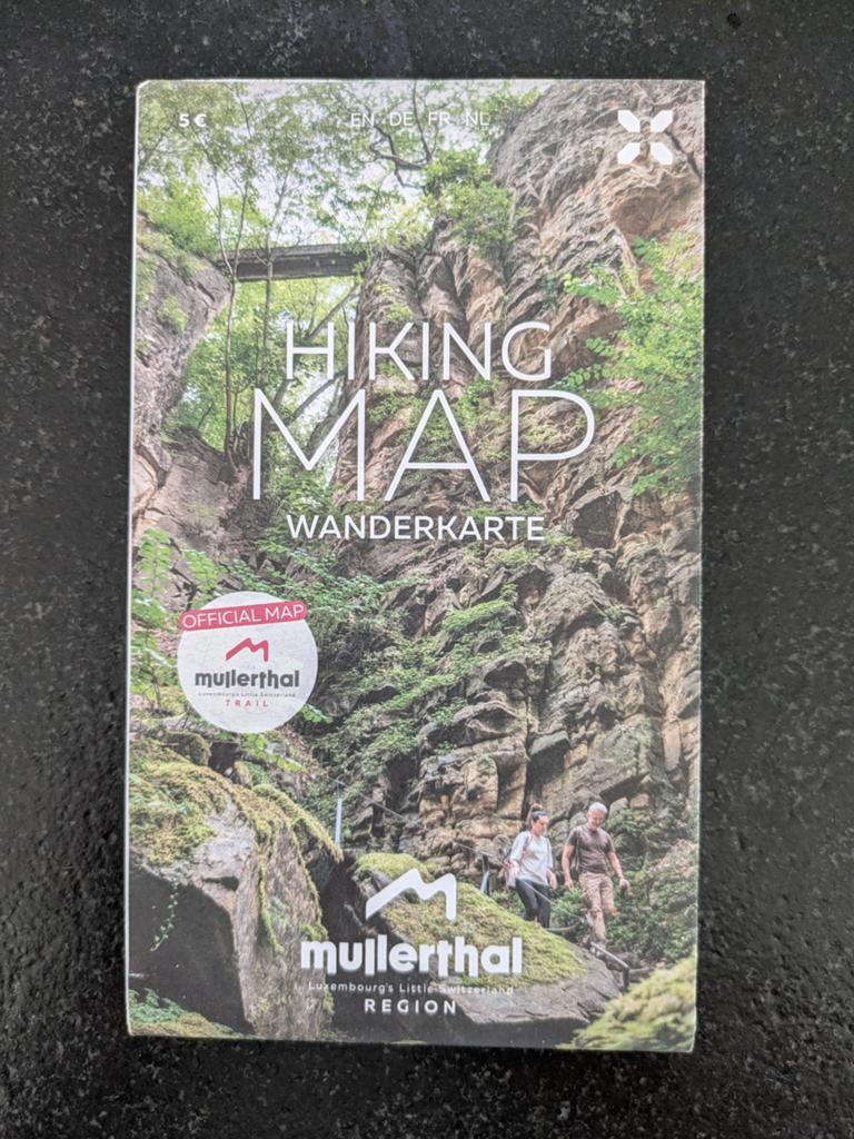 Mullerthal Luxemburg Wandelkaart - Ontdek Klein Zwitserland, Overige merken, Fiets- of Wandelgids, Europa, Ophalen of Verzenden