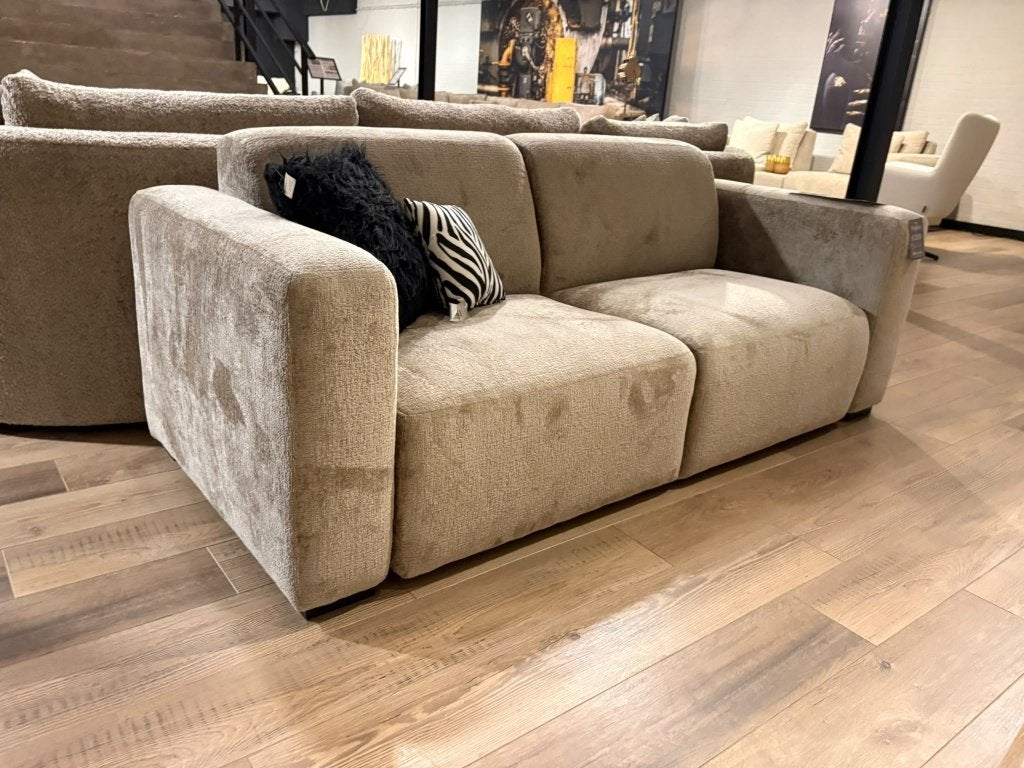UrbanSofa Bankstel Pebble – 2,5-zits – Stof Eden Desert, Ophalen, 75 tot 100 cm, Rechte bank, Stof