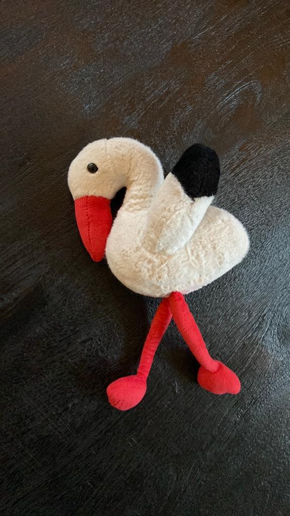 Ooievaar knuffel, Ophalen of Verzenden, Gebruikt, Overige typen