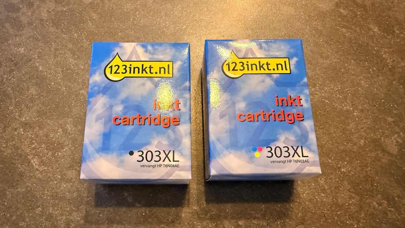 303 XL Zwart en Kleur Inkt voor HP Envy Inspire 7220e, Ophalen of Verzenden, Nieuw, Cartridge