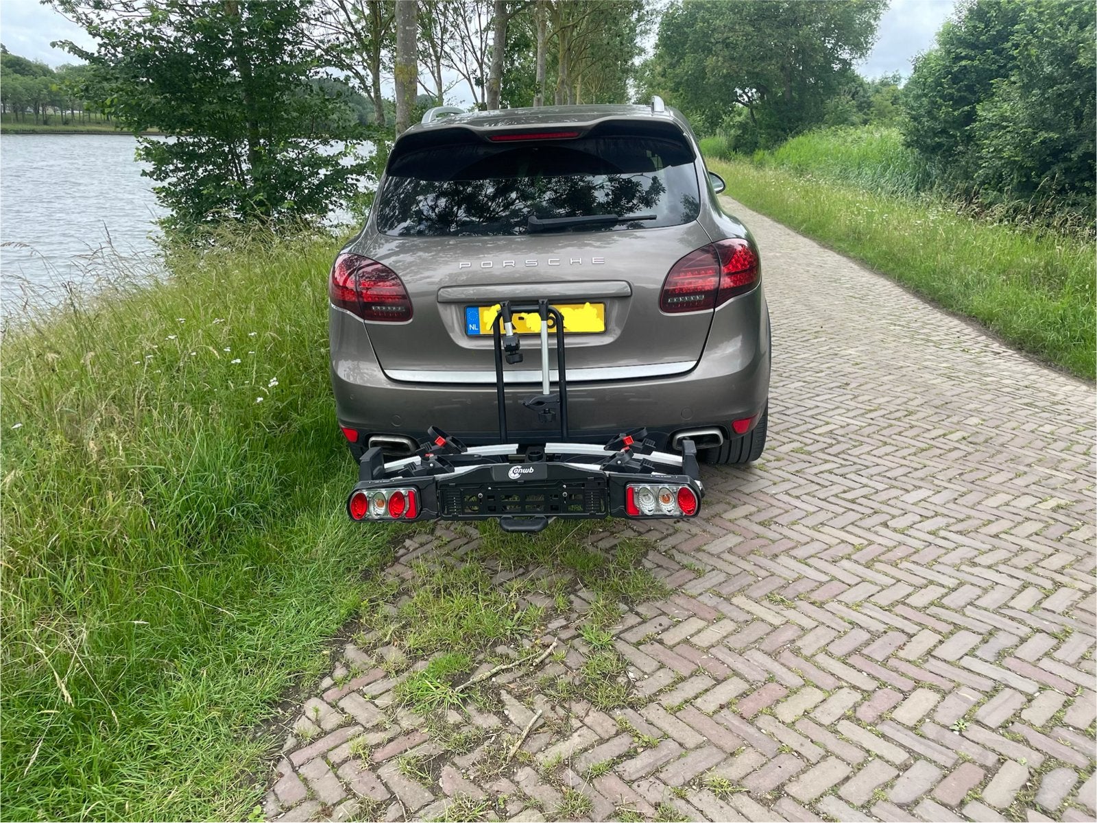 ANWB touring flex 2 fietsendrager (Pro User Diamant sg2), Auto diversen, Fietsendragers, Ophalen, Gebruikt, 2 fietsen, Trekhaakdrager