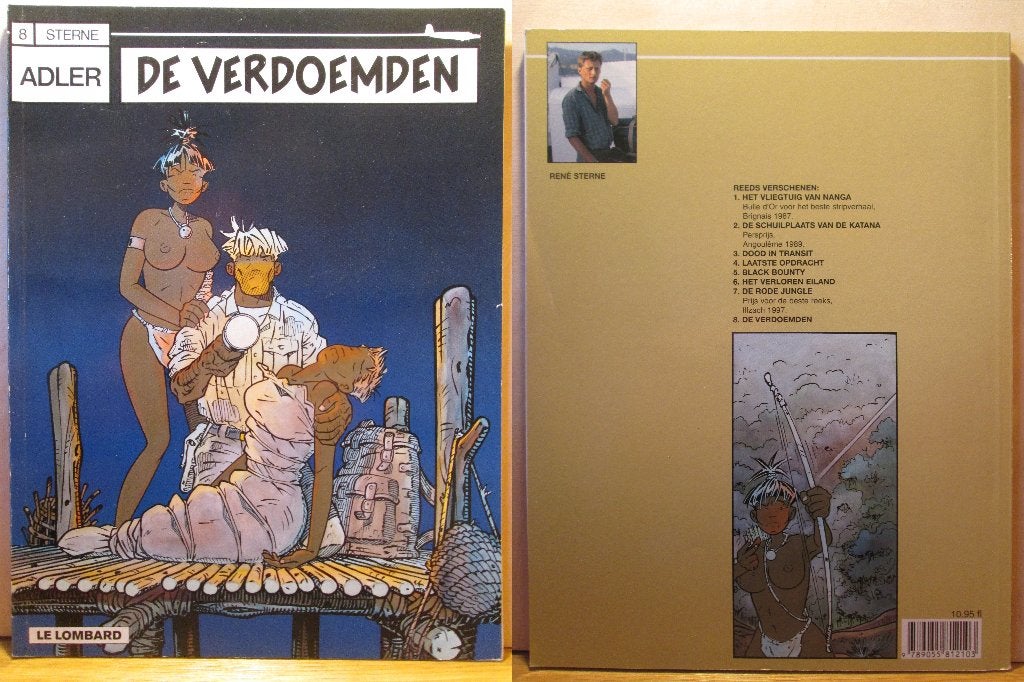 Adler 8 - De verdoemden (SC), Eén stripboek, Ophalen of Verzenden, Zo goed als nieuw, René Sterne