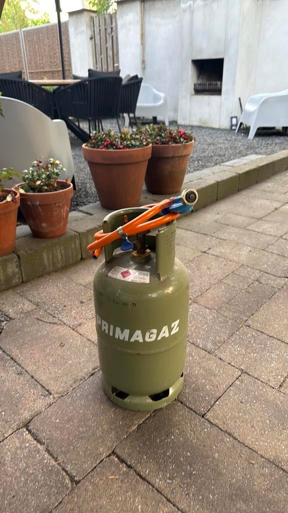 Gasfles, Ophalen, Gebruikt