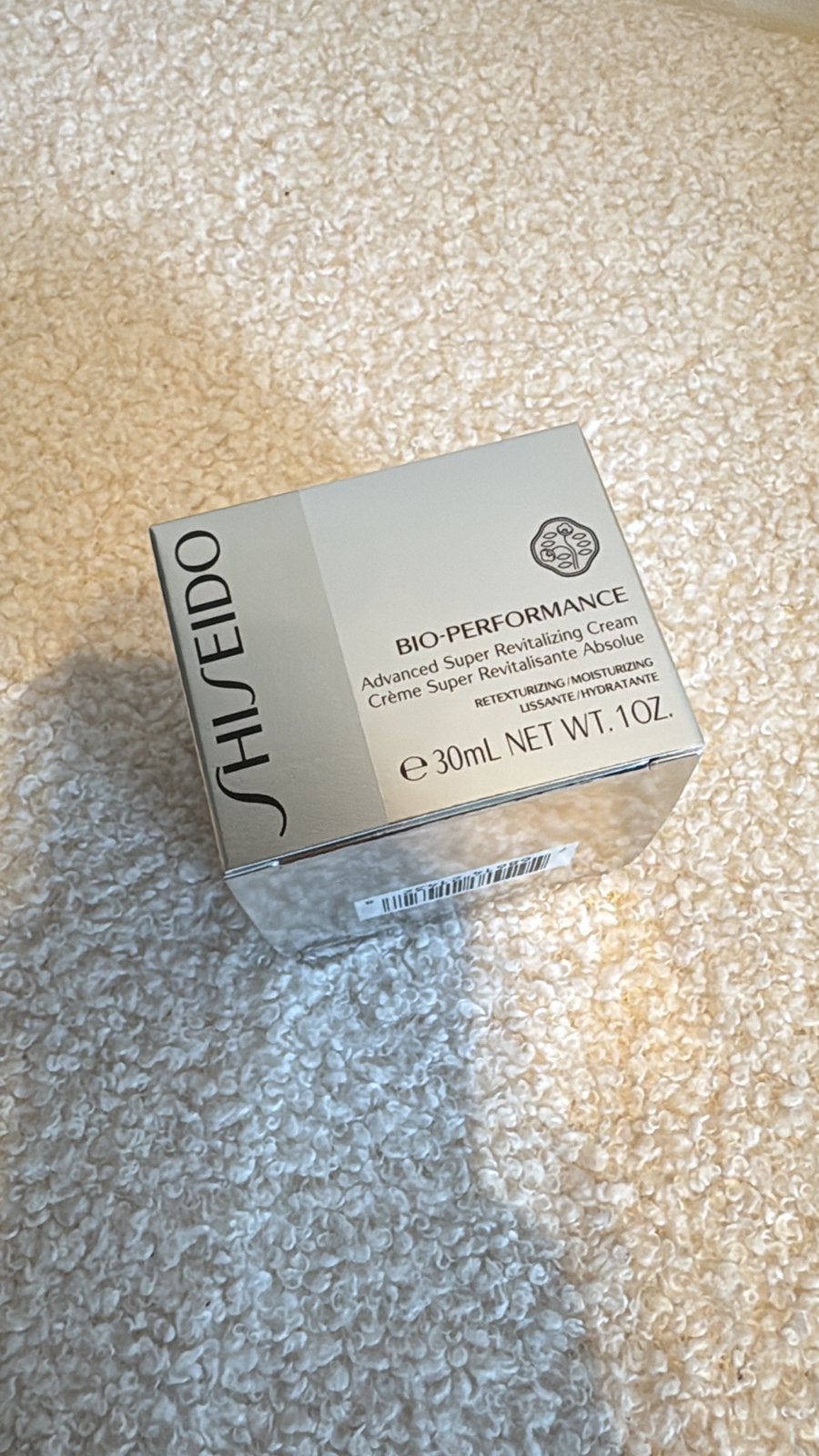 Shiseido bioperformance cream 30ml nieuw, Ophalen of Verzenden, Nieuw, Gehele gezicht