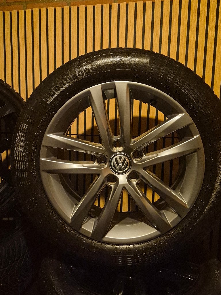 VW Golf 6 7 8 Salvador R-line 17 inch originele velgen set, Ophalen, 17 inch, Band(en), Personenwagen
