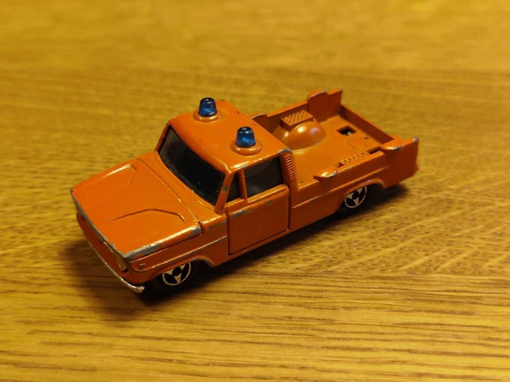 Majorette Dodge Pickup ORANJE, Ophalen of Verzenden, Zo goed als nieuw