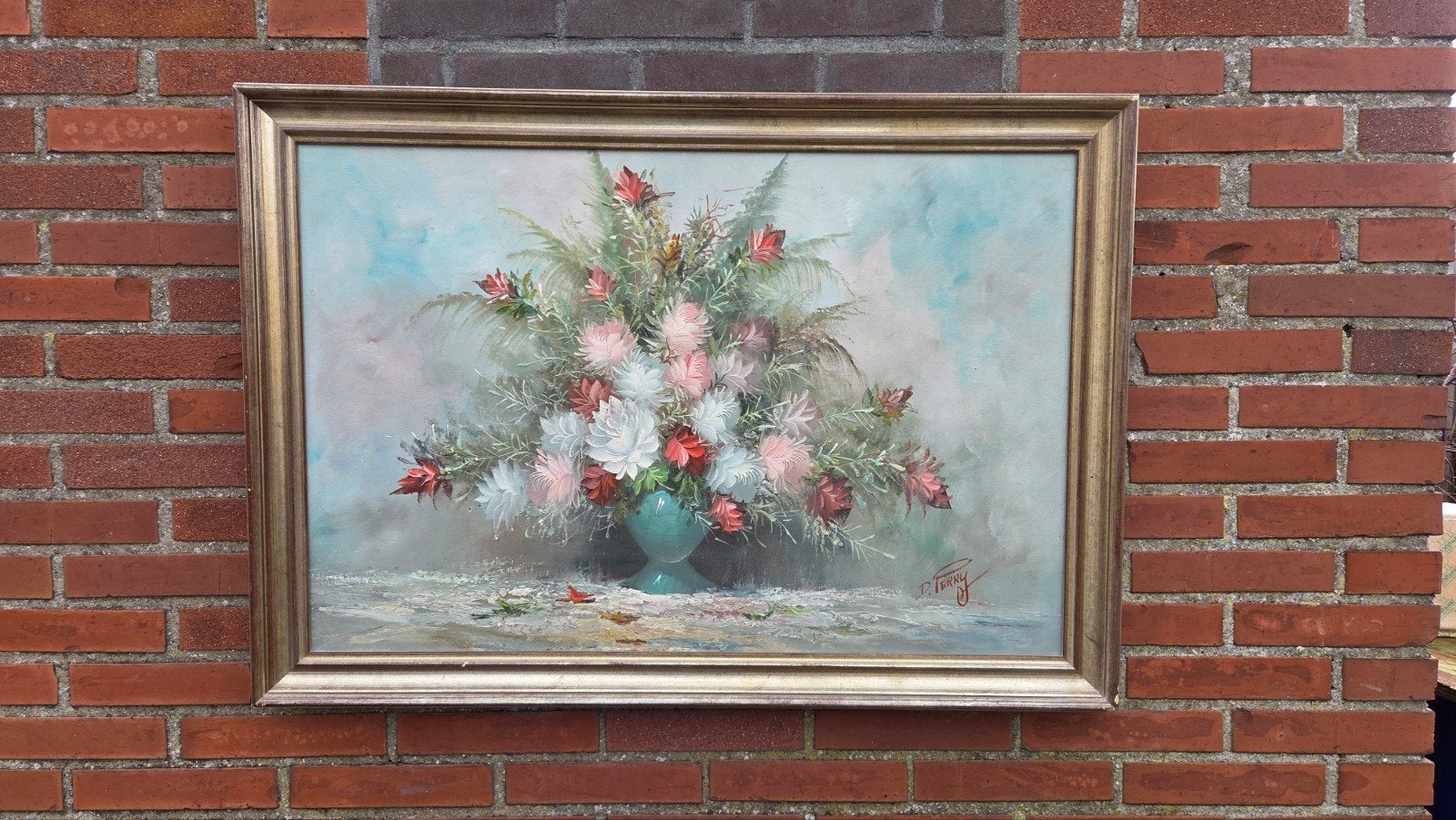Mooi schilderij olie verf, Ophalen of Verzenden