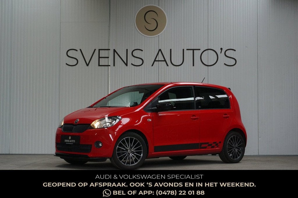 Skoda Citigo 1.0 Monte Carlo Stoelverwarming|Cruise|Navi|Air, Auto's, Voorwielaandrijving, Euro 5, Stof, Gebruikt