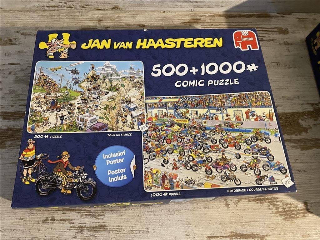 jan van haasteren - tour de france/motorrace [s322], Verzenden, 500 t/m 1500 stukjes, Zo goed als nieuw