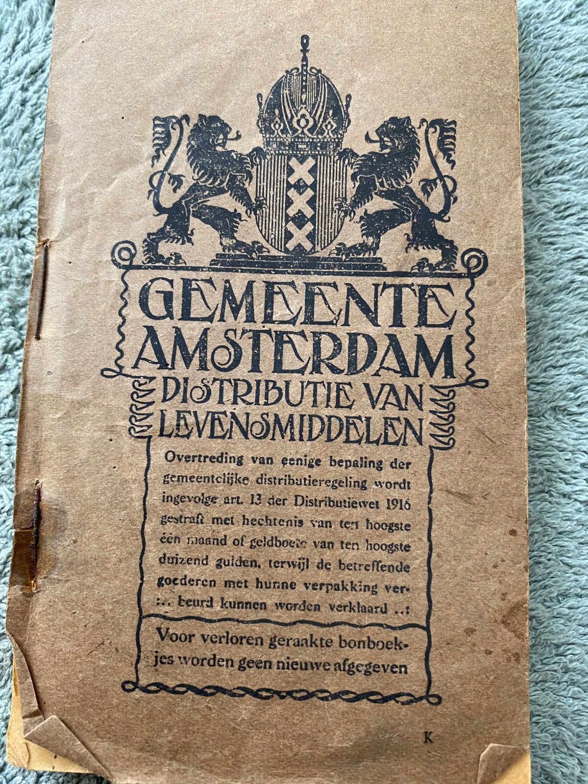 Voedselbonnen en andere bonnen 2e wereldoorlog, Antiek en Kunst, Antiek | Boeken en Bijbels, Ophalen of Verzenden
