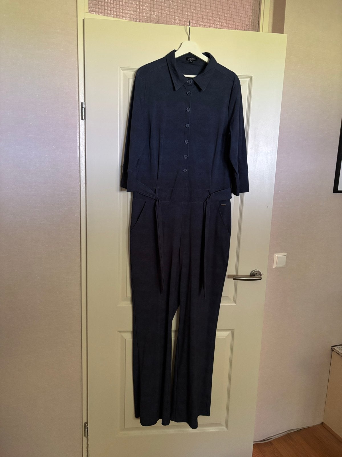 Mi Piace Jumpsuit Maat XXL - Donkerblauw, Kleding | Dames, Ophalen of Verzenden, Zo goed als nieuw, Maat 46/48 (XL) of groter