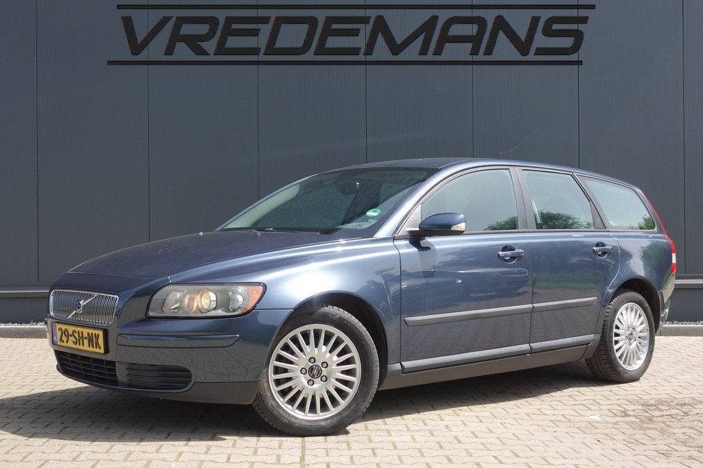 Volvo V50 2.4 Kinetic, Auto's, Volvo, Stof, Gebruikt, 700 kg, Blauw