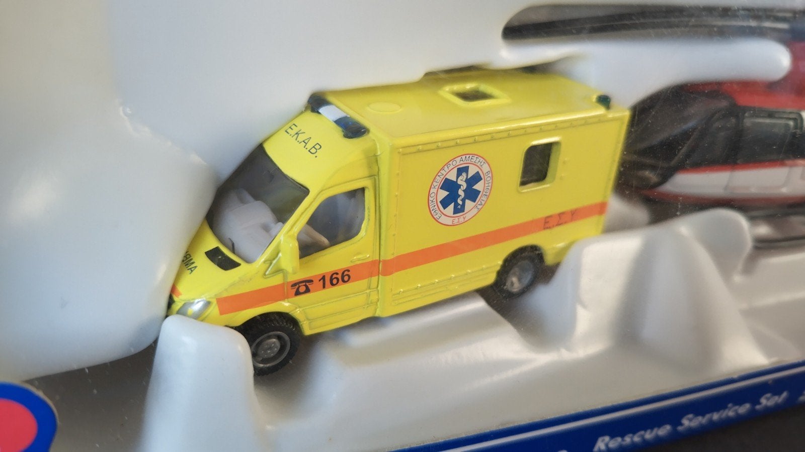 Mercedes Benz  Sprinter Ambulance Griekenland 1;87 Siku Pol, Sikin, Verzenden, Nieuw, Siepern