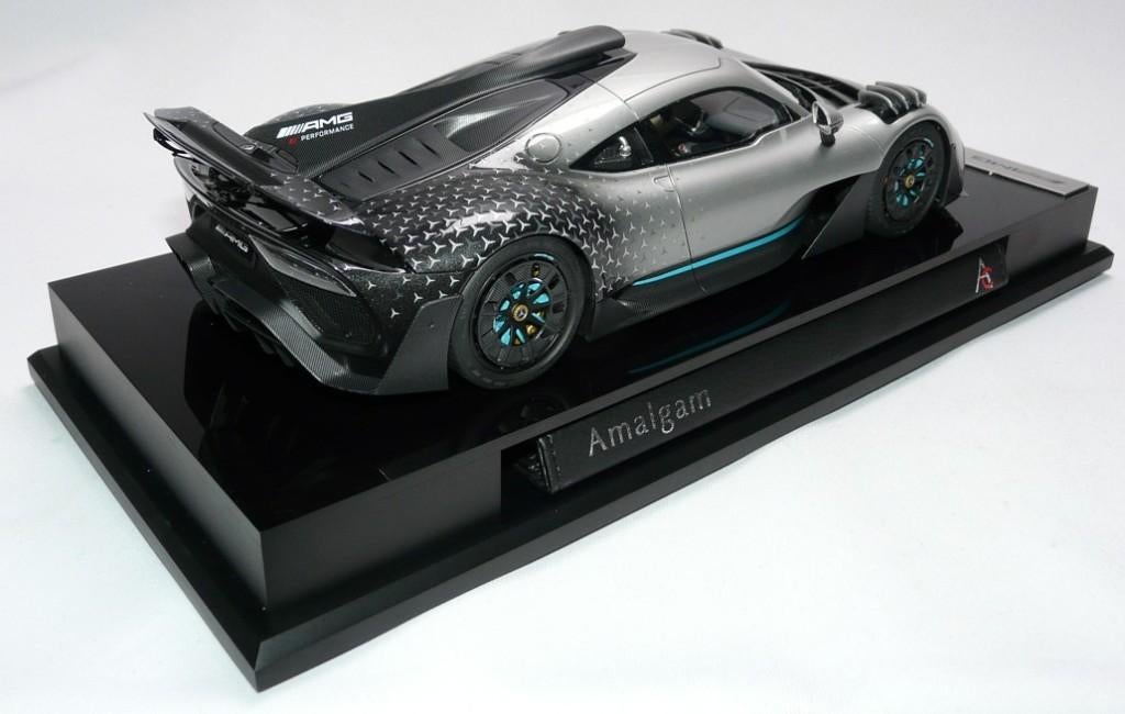 Mercedes AMG One Zilver 1:18 van Amalgam, Hobby en Vrije tijd, Modelauto's | 1:18, Ophalen of Verzenden, Nieuw, Auto, Overige merken
