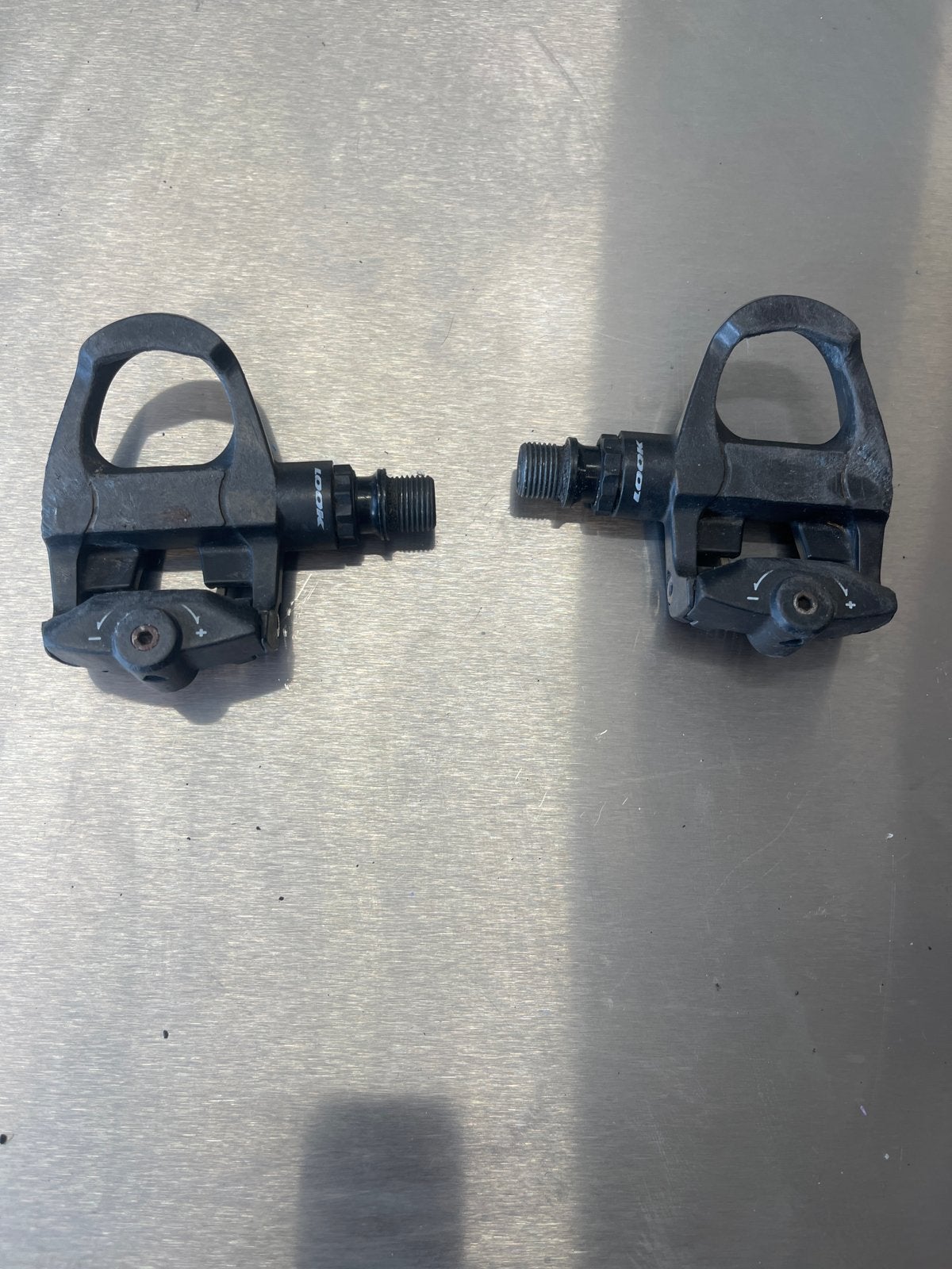 Look Keo Carbon pedalen, Fietsen en Brommers, Fietsonderdelen, Gebruikt, Racefiets, Carbon, Ophalen